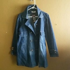 Denim Trench