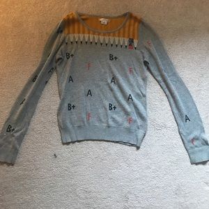Unique grades sweater