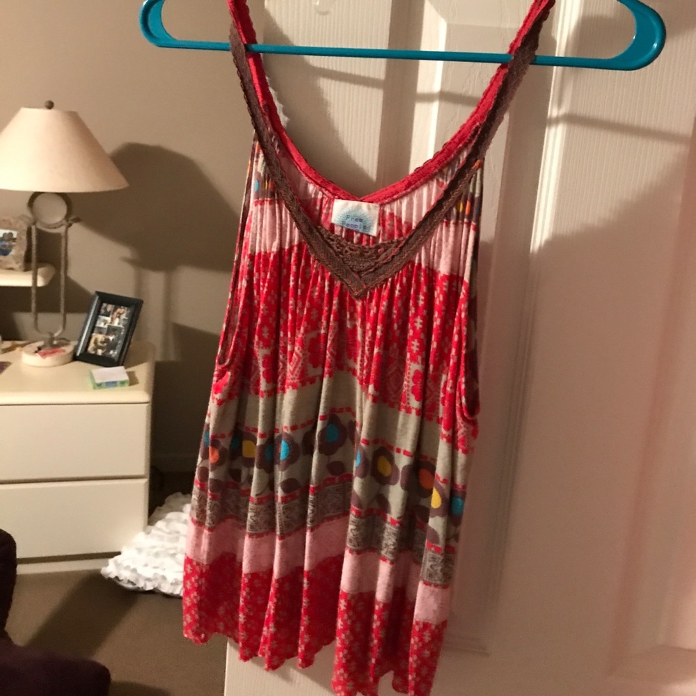Free people patterned tank