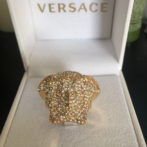 Men's Versace ring brand new with receipt