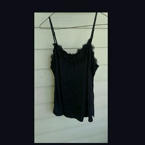Black lacey top