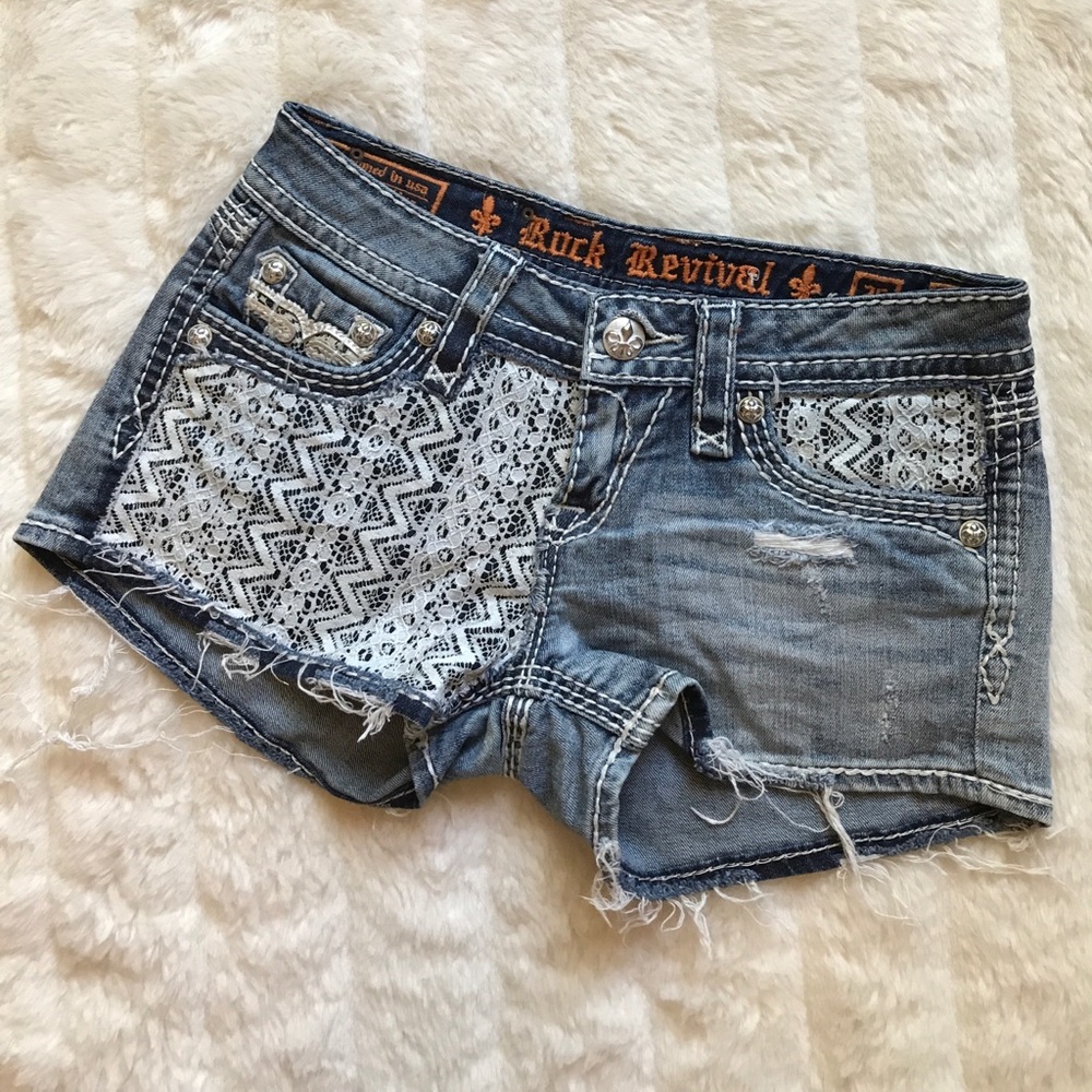 Rock Revival Jean Shorts