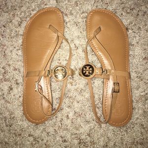 Tan Tory Burch sandals