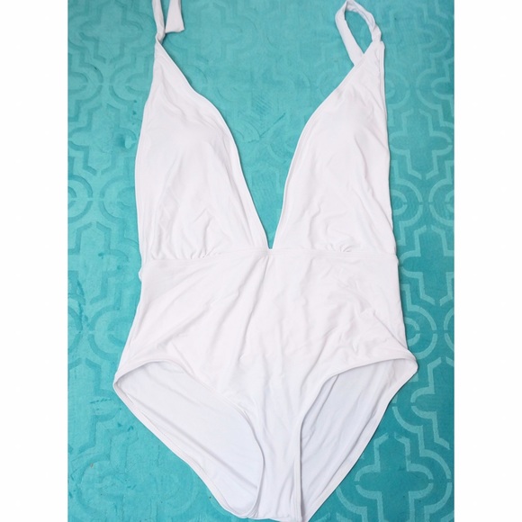 Open Back Halter One Piece Swimsuit - Picture 3 of 3