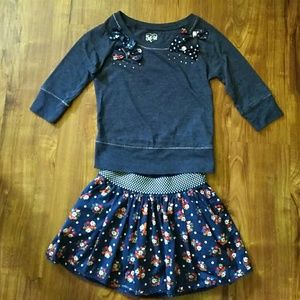 JUSTICE Shirt & Skort Set