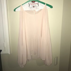 Blush colored Astr blouse
