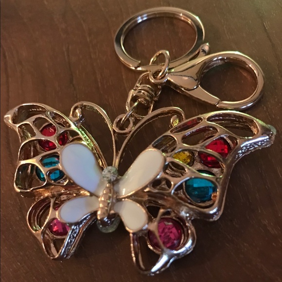 Butterfly Jewel Key Chain - Picture 2 of 2
