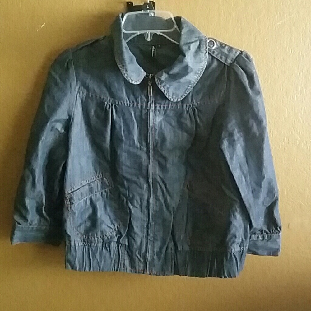 Denim Crop Jacket