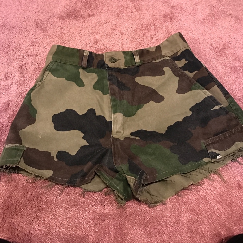 Urban Outfitters Urban Renewal High-Waist Shorts