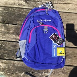 NWT Swiss Gear Purple with pink lining backpack