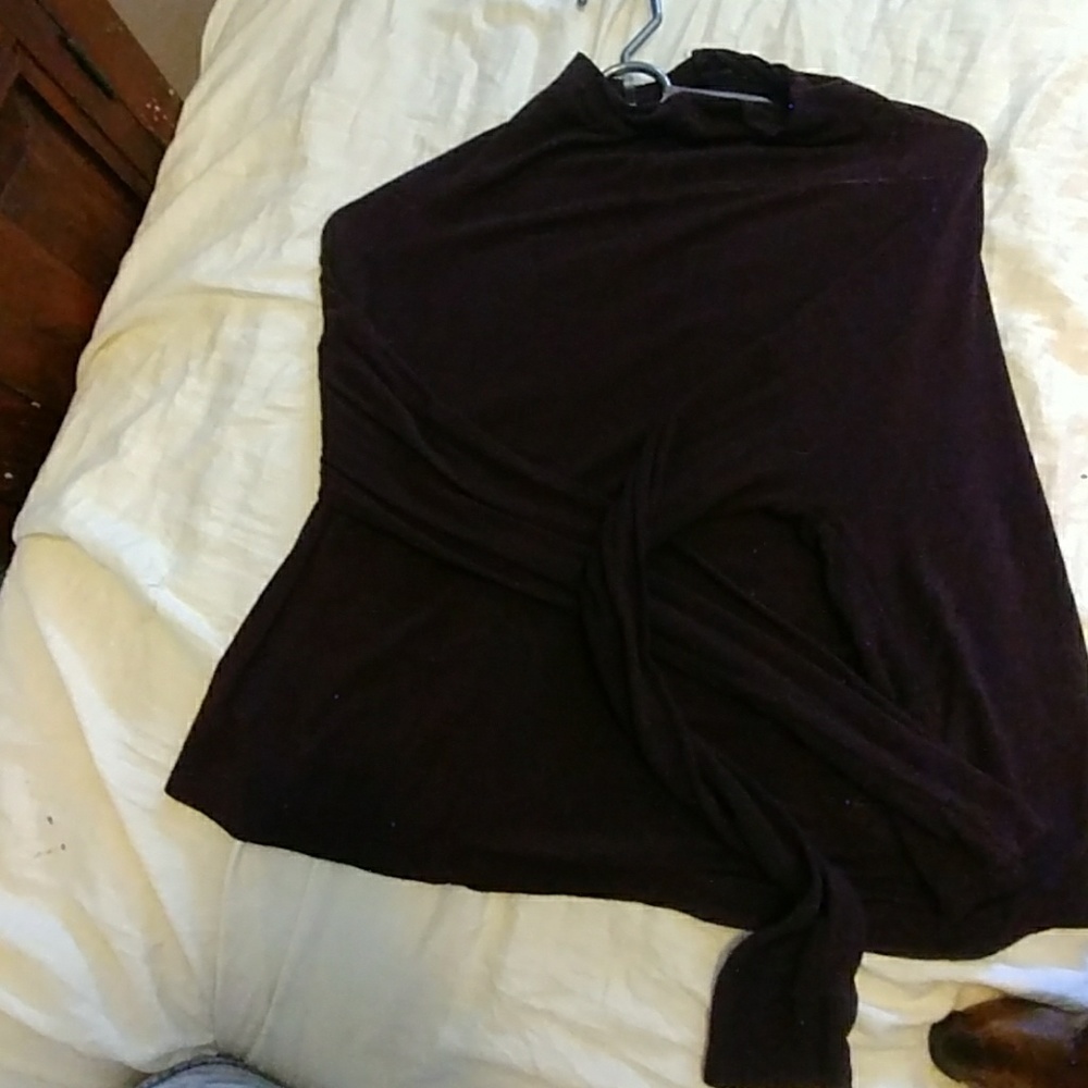 Aritzia sheer purple sweater
