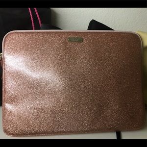 EUC Kate Spade "Glitter Sleeve" for 13"or11" Mac