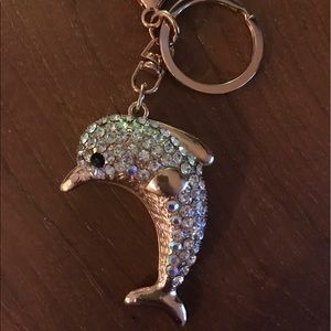 Diamond Dolphin Key Chain