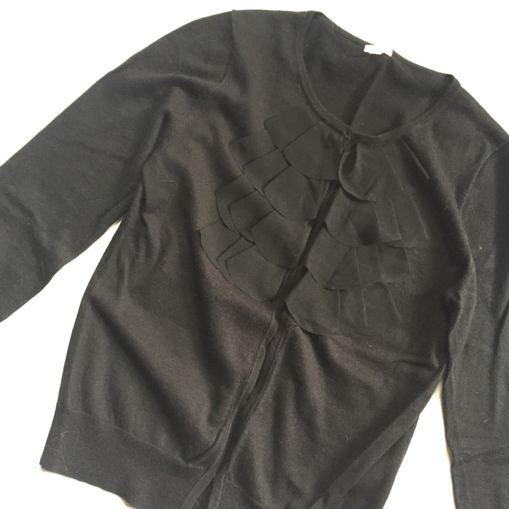 J. Crew Ruffle Cardi
