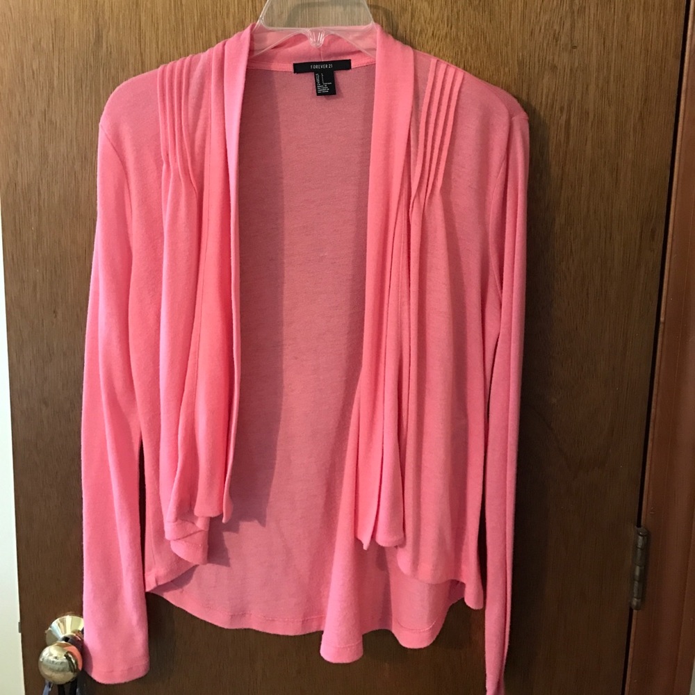 Forever 21 Pink Cardigan