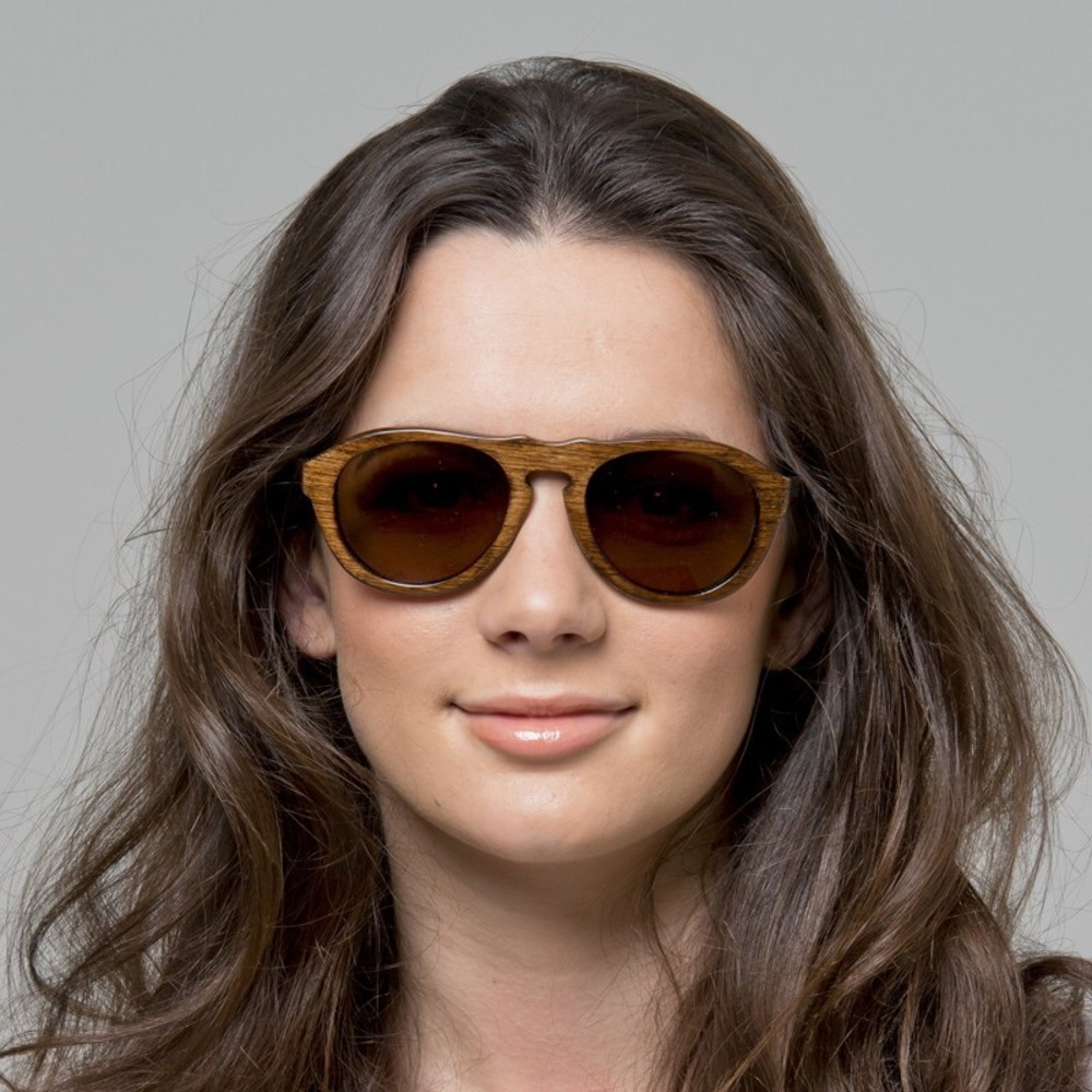 29 mm Rare Rabbit Natural Wood sunglasses