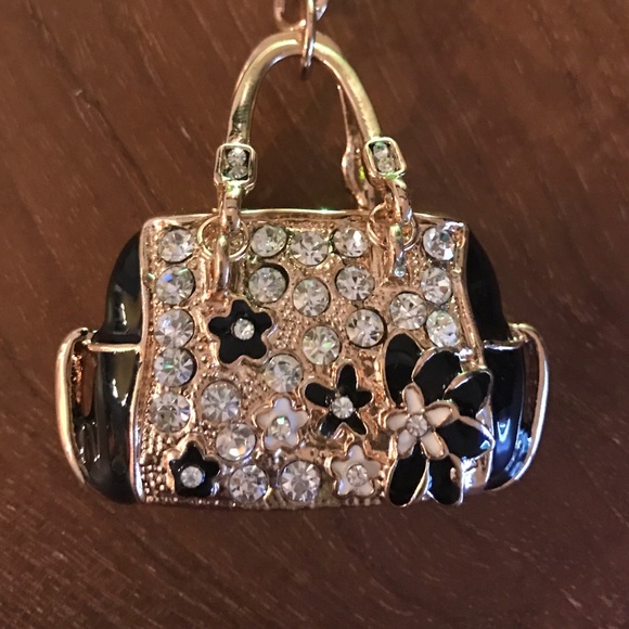 Shopaholic Purse Key Chain - Picture 2 of 2