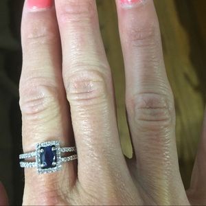 Diamond and Sapphire Ring