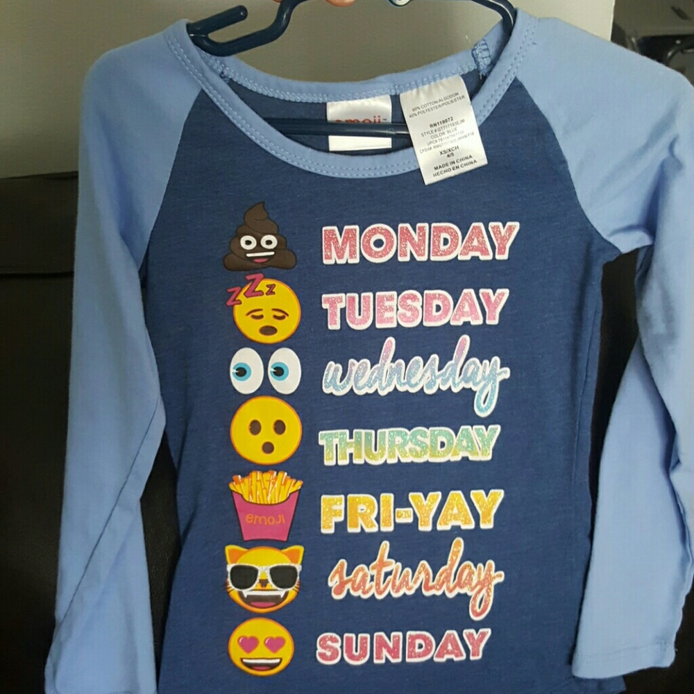 Emoji long sleeve t-shirt
