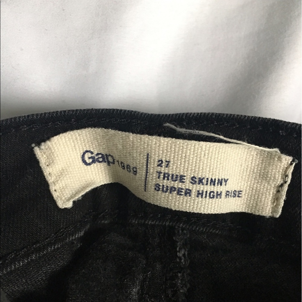 Gap black denim pants