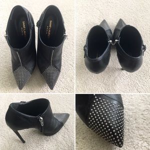 YSL sexy and edgy leather booties