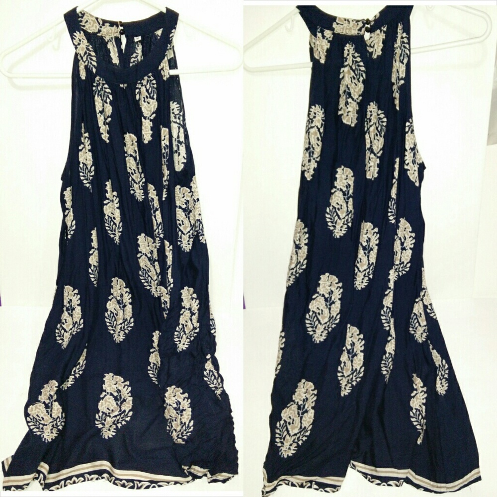 Boho Navy Summer Dress