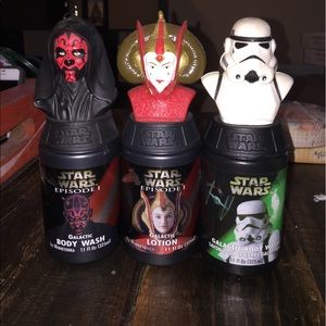 Star Wars body wash and lotion set