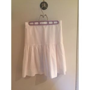 J. Crew White Skirt