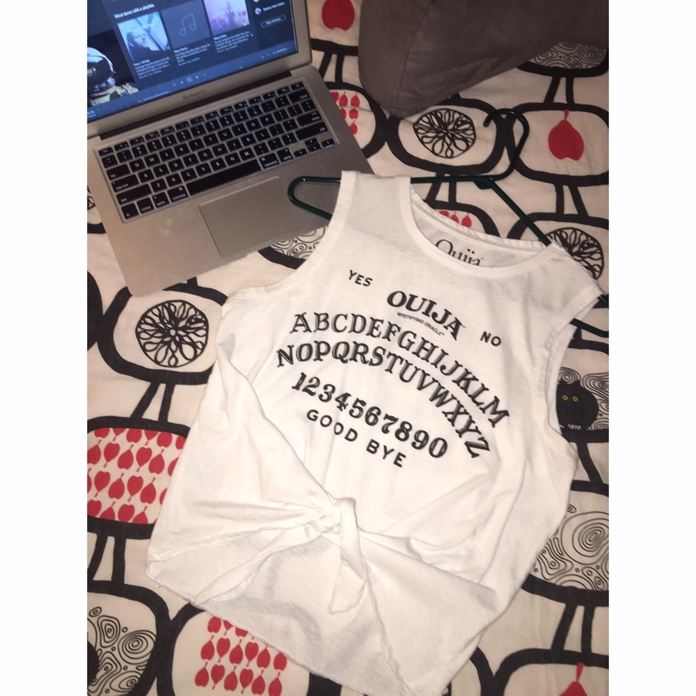 ouija board crop top