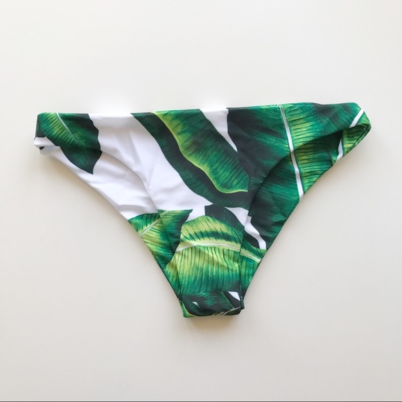 Banana Leaf / Palm Print Bikinis - Picture 4 of 8