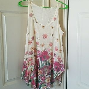Floral tank top