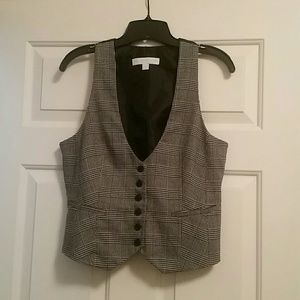Hounds tooth suiting vest