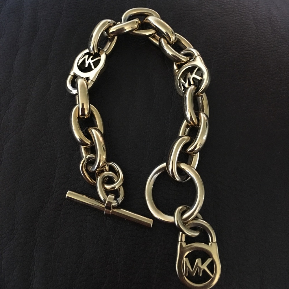 Mk gold bracelet 💖