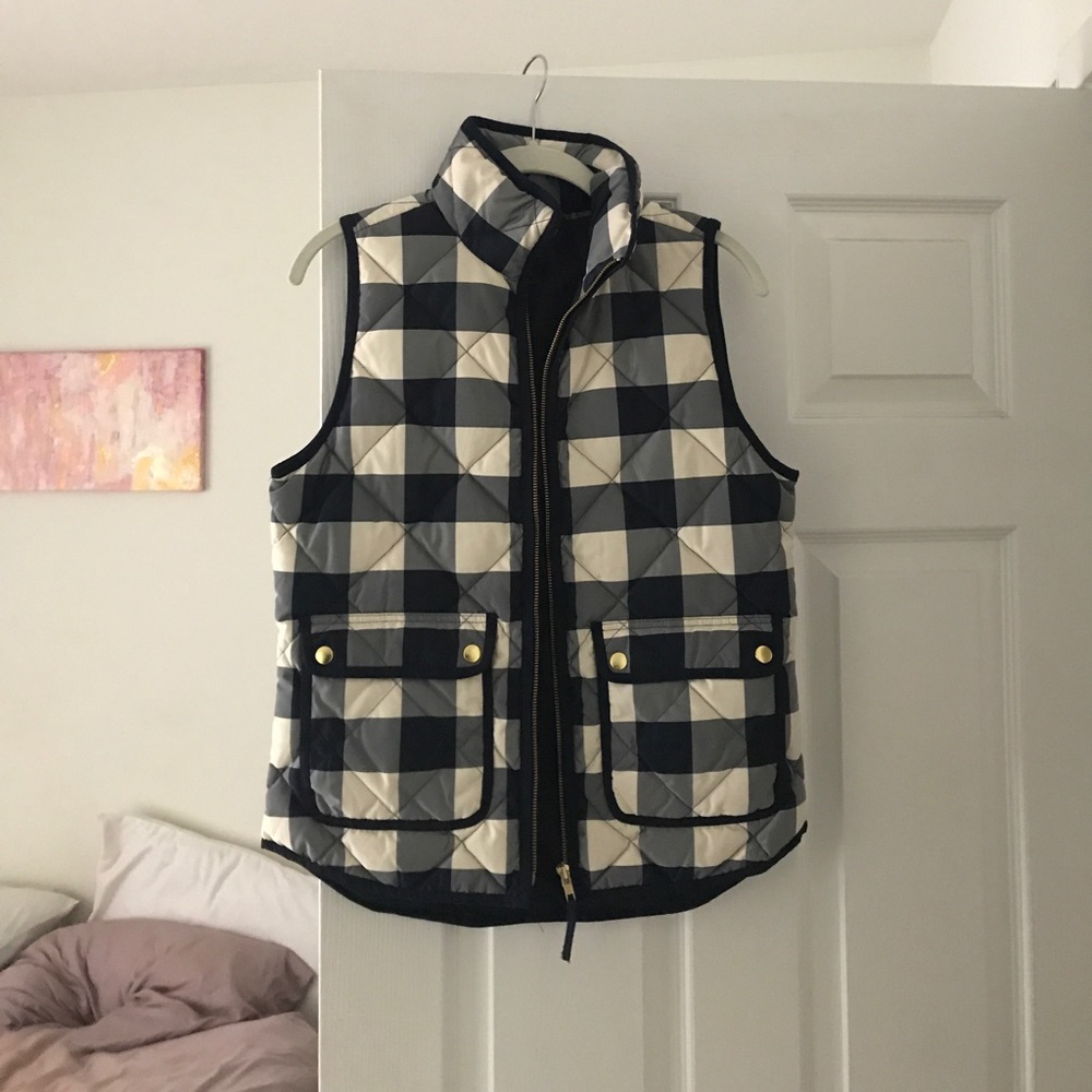 J.Crew quilted down vest BRAND NEW
