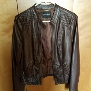 Express leather jacket