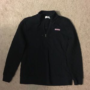 Black Quilted Vineyard Vines Shep Shirt