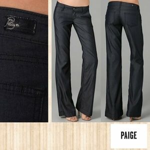 Anthro PAIGE Bentley Wide leg Bayside Trouser, 29