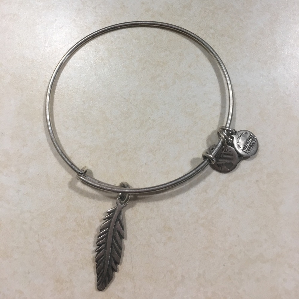 Alex & Ani feather bracelet