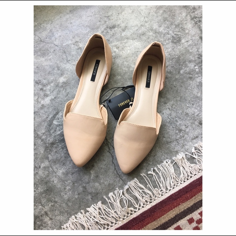 Forever 21 Nude D'Orsay Flat
