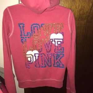 PINK Victoria's Secret zip up hoodie