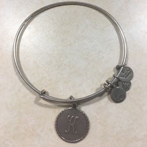 Alex & Ani bracelet letter "K"