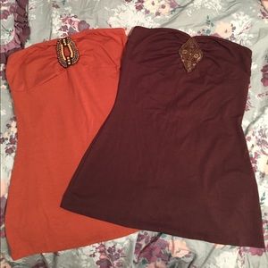 Bundle Strapless Tanks