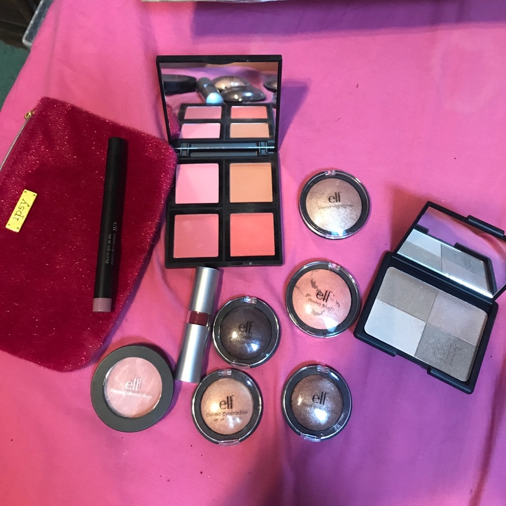 elf cosmetics bundle! with free bag