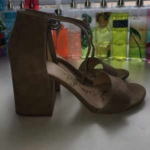 SUEDE HIGH HEELS