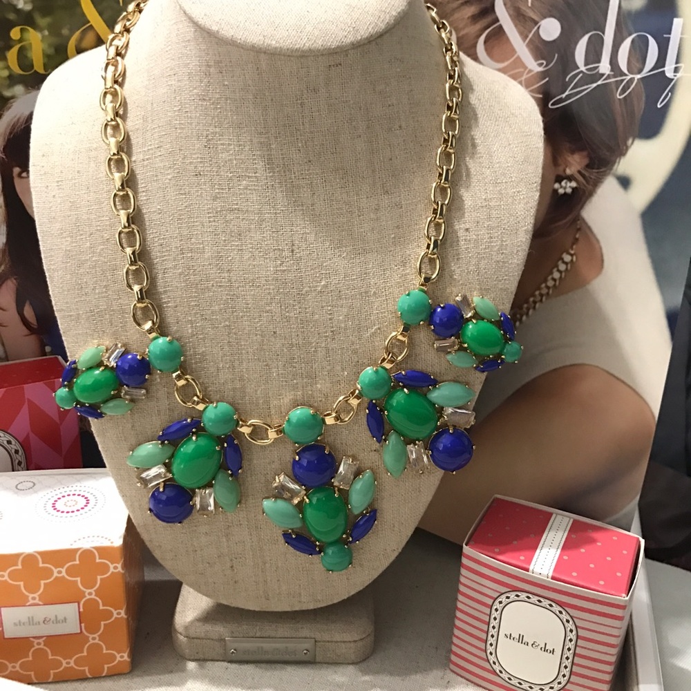 stella & dot juniper statement necklace
