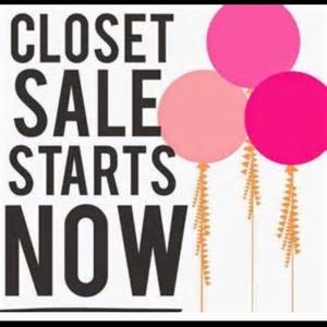 My entire closet!!!!