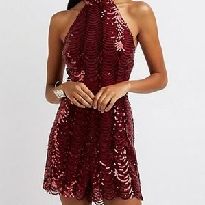 Charlotte russe Bodycon burgundy Romper