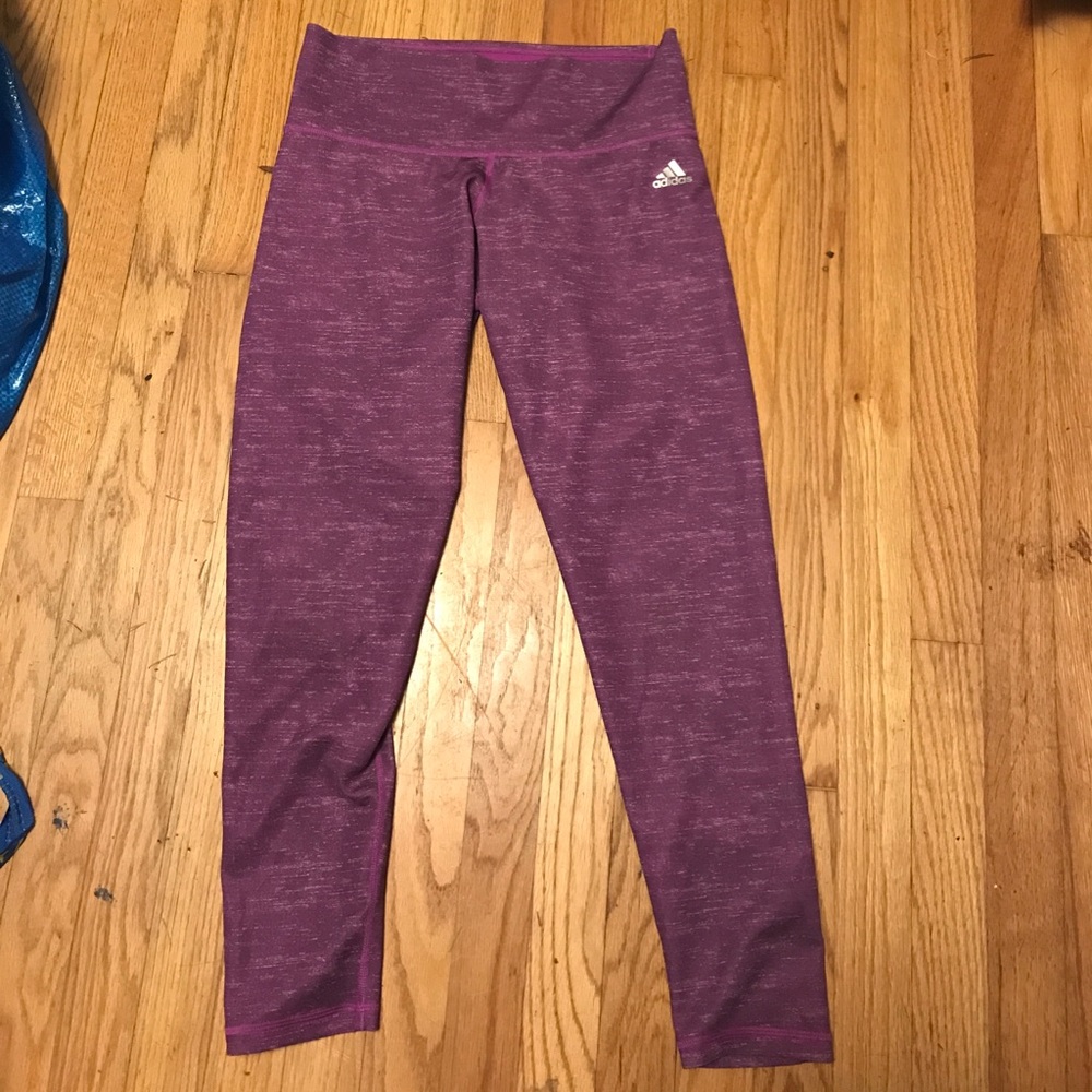 Bright Purple Adidas Running Pants