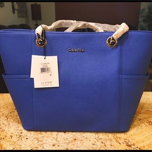 Calvin Klein Blue Navy Purse