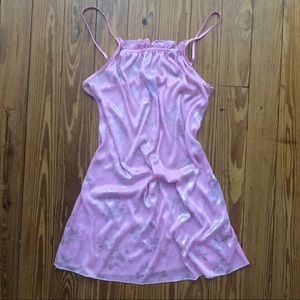 🚫 SOLD 🚫 3 FOR 10 SALE Pink & Silver Nightgown